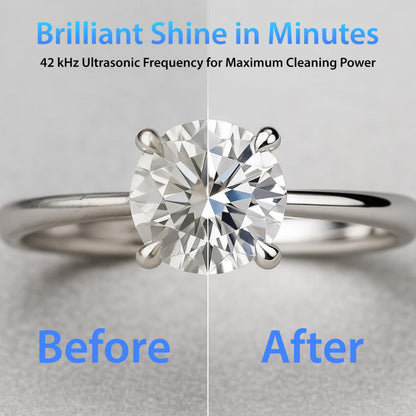 Magnasonic Ultrasonic Cleaner - 20oz Stainless Steel Tank, Digital Timer, 5 Cleaning Modes, Ultrasonic Jewelry Cleaner for All Jewelry, Eyeglasses, Watches, Dentures, Retainers & More 🍁 All In One Marketplace Canada Magnasonic