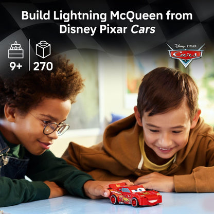 LEGO Speed Champions Lightning McQueen Toy - Disney Pixar Cars Building Blocks for Kids, Boys & Girls, Ages 9+ - Pretend Play Race Car & Bedroom Shelf Display - 77255 - Available at All In One Marketplace Canada