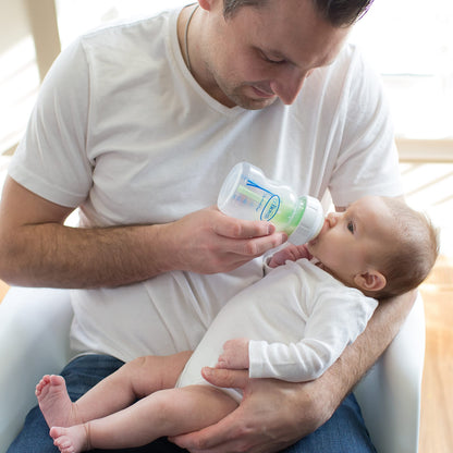 Dr. Brown’s Natural Flow Anti-Colic Options+ Wide-Neck Baby Bottles 5 oz/150 mL, with Level 1 Slow Flow Nipple, 4 Pack, 0m+ 🍁 All In One Marketplace Canada