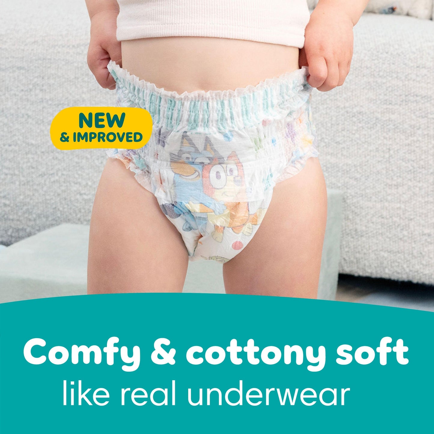 Pampers Easy Ups Training Underwear Boys Size 8 6T-7T, 58 Count