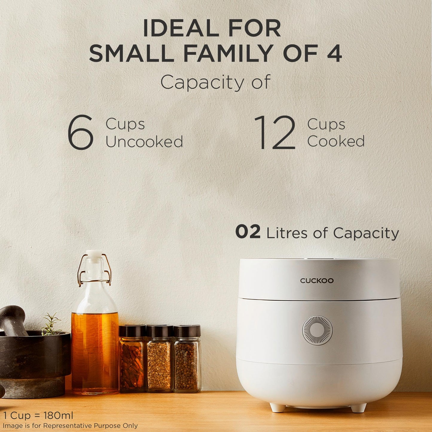 CUCKOO Rice Cooker 6 Cup Uncooked / 12 Cup Cooked, Modern Fuzzy Logic Rice Cooker Small with Delay Timer & Keep Warm Setting, Versatile Food Steamer for Cooking, Non-Stick Inner Pot, White (CR-0675FW) CUCKOO