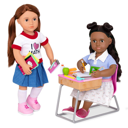 Our Generation Student Desk Set for 18-Inch Dolls, Flying Colors, Deluxe Our Generation