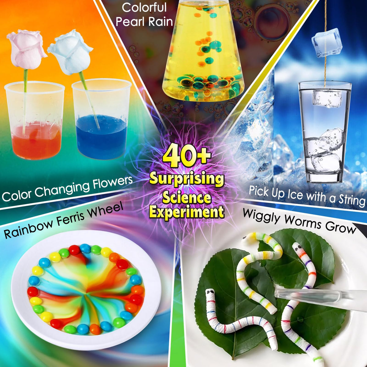 UNGLINGA 40+ Experiments Science Kit for Kids Chemistry Set S.T.E.M Toy 🍁 All In One Marketplace Canada
