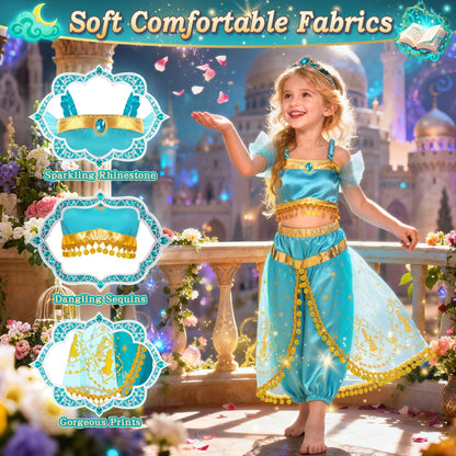Princess Costumes for Girls, Princess Dress up Clothes for Girl 4-6 🍁 All In One Marketplace Canada