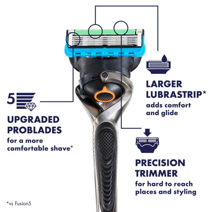 Gillette ProGlide Razor Refills for Men, 4 Razor Blade Refills (Packaging may vary)