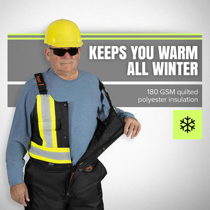 Pioneer Hi Vis Winter Overalls for Men - For Construction 🍁 All In One Marketplace Canada