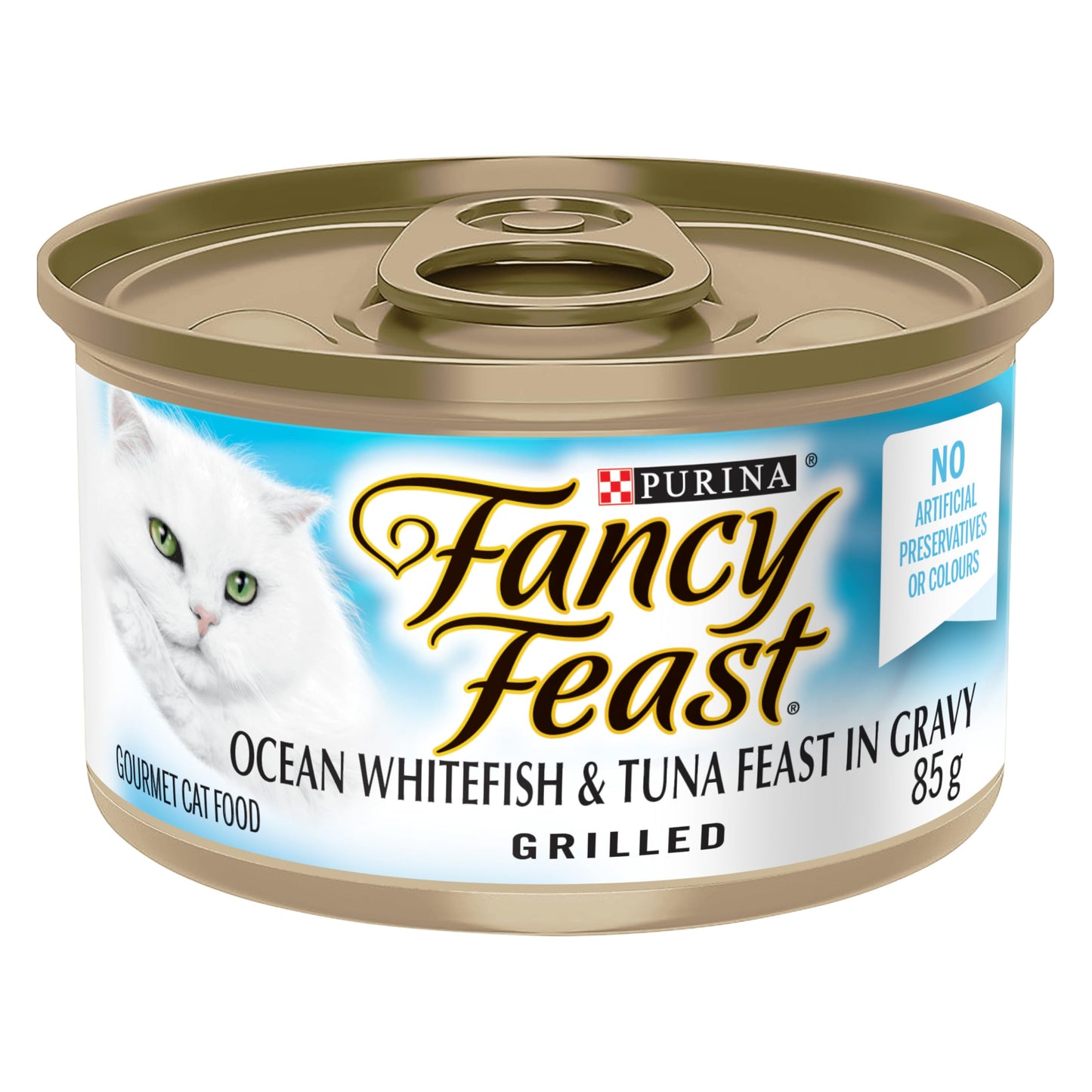 Fancy Feast Grilled Wet Cat Food, Whitefish & Tuna Feast in Gravy - 85 g Can (24 Pack) 🍁 All In One Marketplace Canada Fancy Feast