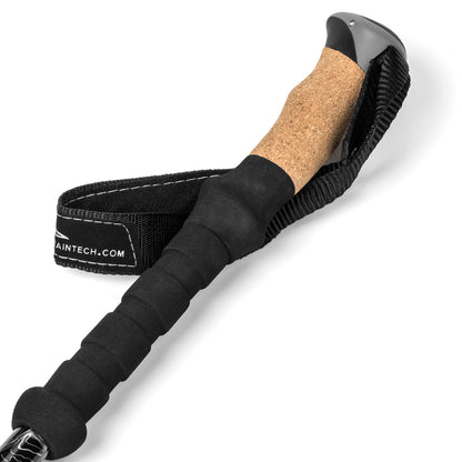 Cascade Mountain Tech Aluminum Adjustable Lightweight Trekking Poles with Cork Grip and Quick Lock for Hiking, Walking and Running in All Terrains Cascade Mountain Tech