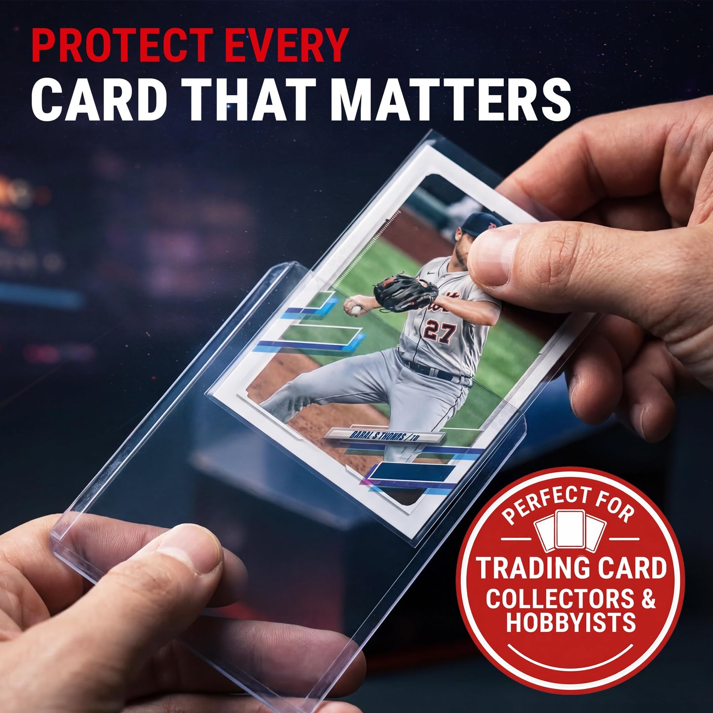 Ultra PRO 3" x 4" Clear Regular Toploaders and Soft Sleeves Bundle (100ct) for Standard Size Cards