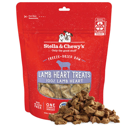 Stella & Chewy's Freeze-Dried Raw Single Ingredient Lamb Heart Treats, 85g Bag 🍁 All In One Marketplace Canada