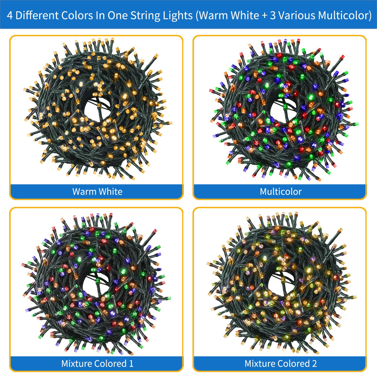 Tcamp Color Changing Christmas Lights 105FT 300 LED Christmas Tree Lights 🍁 All In One Marketplace Canada