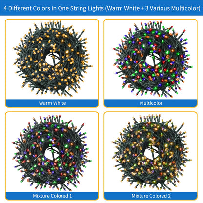 Tcamp Color Changing Christmas Lights 105FT 300 LED Christmas Tree Lights 🍁 All In One Marketplace Canada