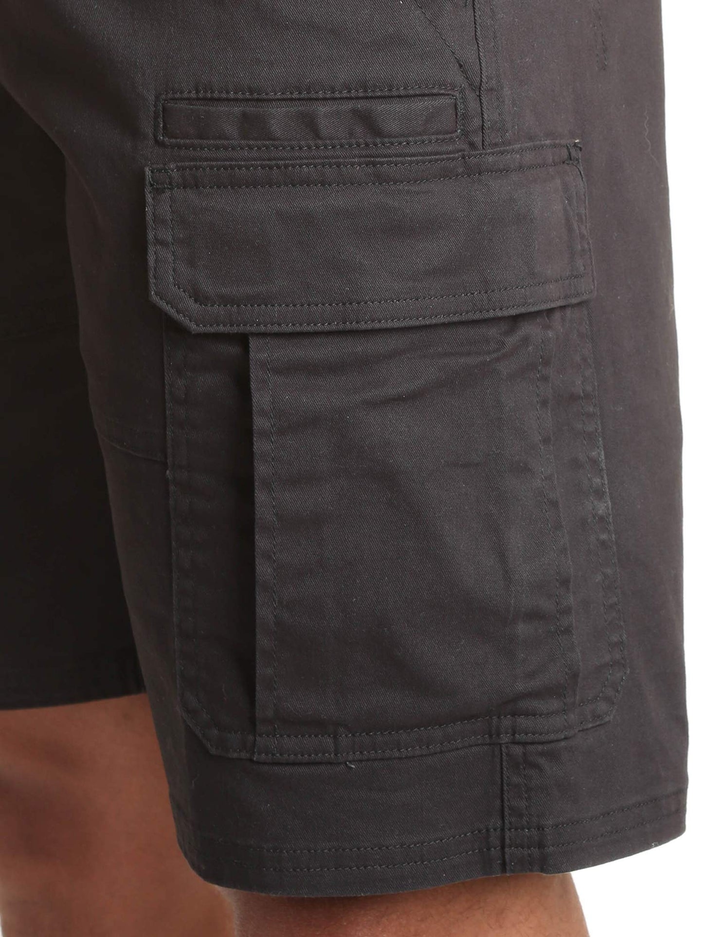 Short extensible cargo classique Wrangler Authentics pour homme, sergé noir, 42