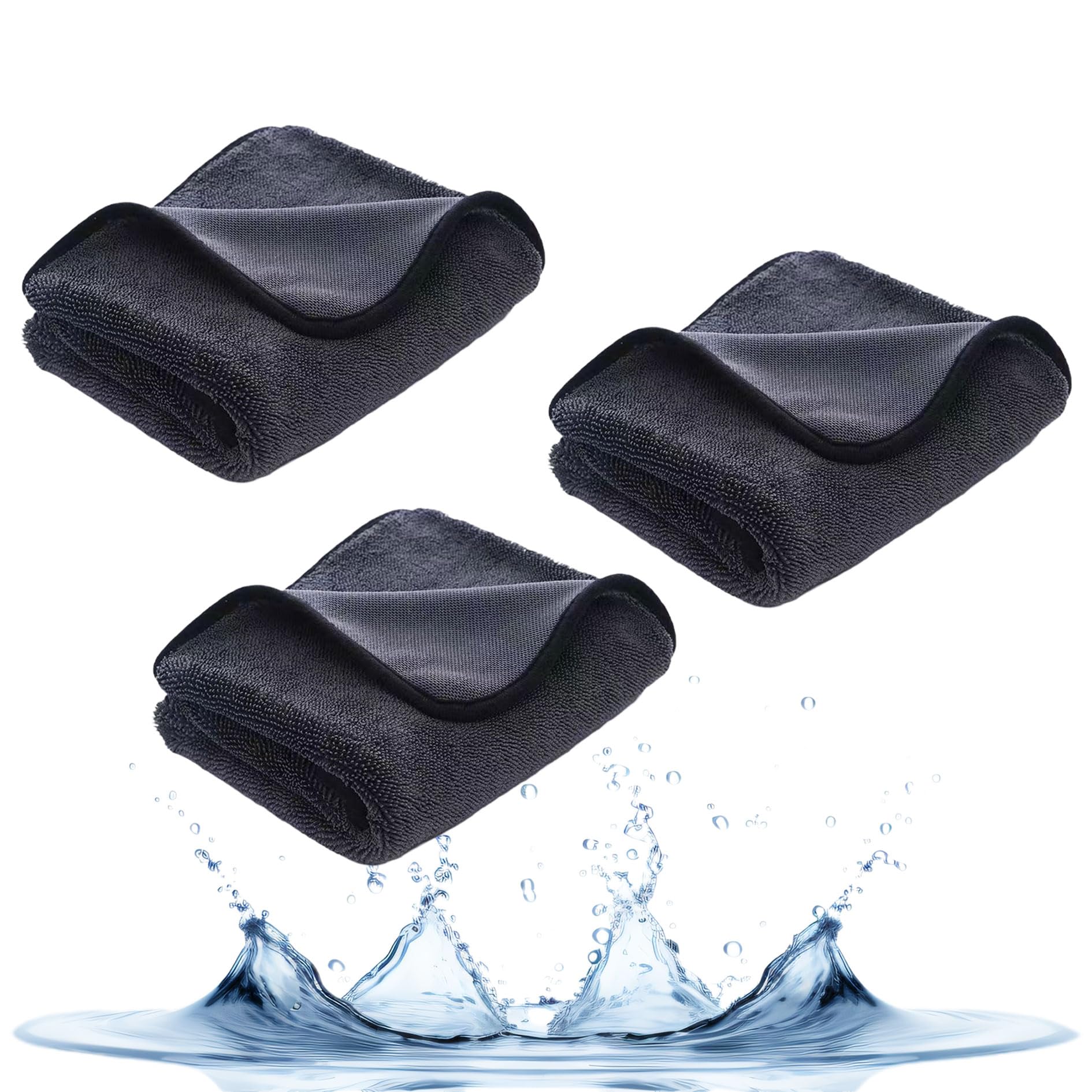 Shiny Wipes Towel for Shower, Shiny Wipes Cloth, Shower Cleaning Cloths for Car Detailing, Kitchen, Window Cleaning Cloth (3, 40 * 40cm)