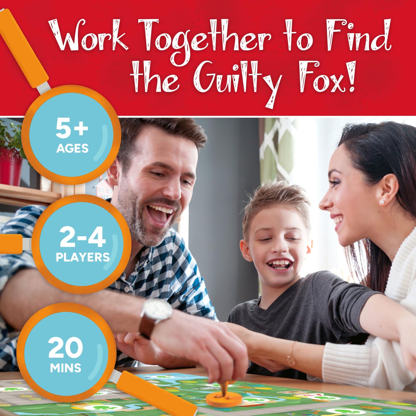 Gamewright Outfoxed! A Cooperative Whodunit Board Game for Kids 5+ 🍁 All In One Marketplace Canada