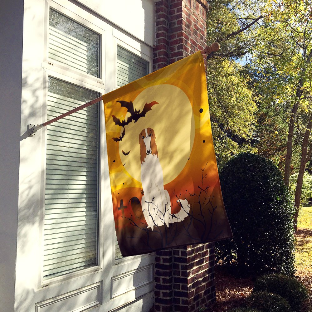 Caroline's Treasures BB4289CHF Halloween Borzoi Canvas House Size Flag, Large, Multicolor