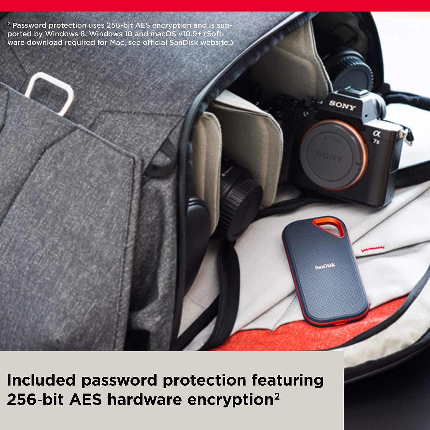 SanDisk 1TB Extreme PRO Portable SSD - Up to 2000MB/s - USB-C, USB 3.2 Gen 2x2, IP65 Water and Dust Resistance, Updated Firmware - External Solid State Drive - SDSSDE81-1T00-G25 🍁 All In One Marketplace Canada