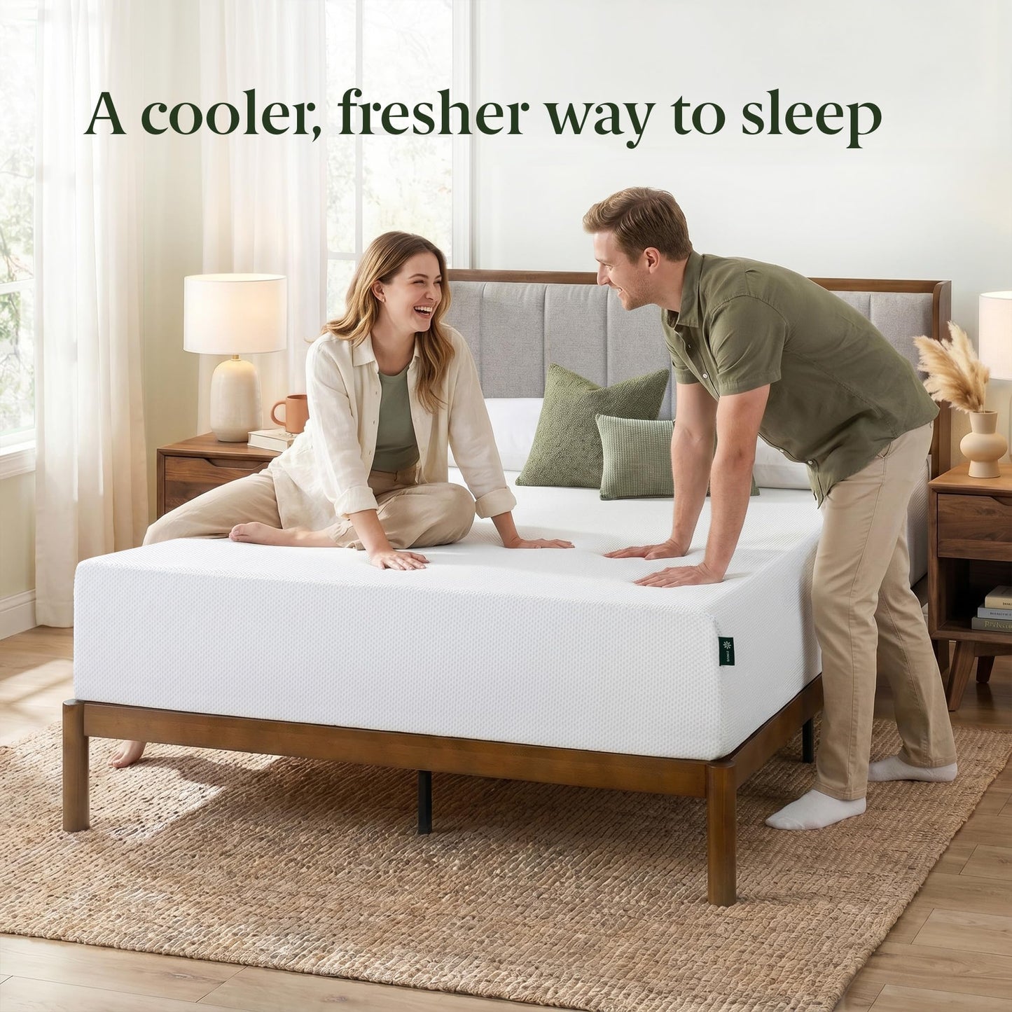 Zinus Twin Mattress - 12 Inch Green Tea Cooling Gel Memory Foam Mattress, Pressure Relief, for Cool Sleep, CertiPUR-US Certified Foam, Mattress in a Box, 10-Year Warranty, Twin Size