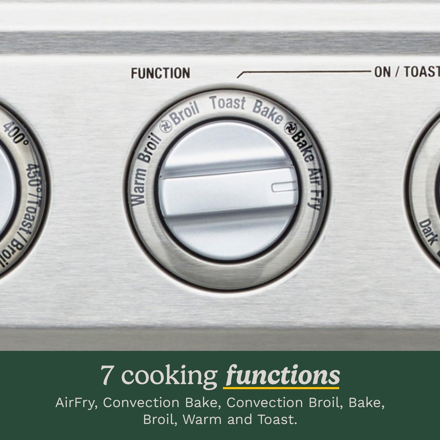 Cuisinart Air Fryer + Convection Toaster Oven, Stainless Steel (TOA-60C) Cuisinart
