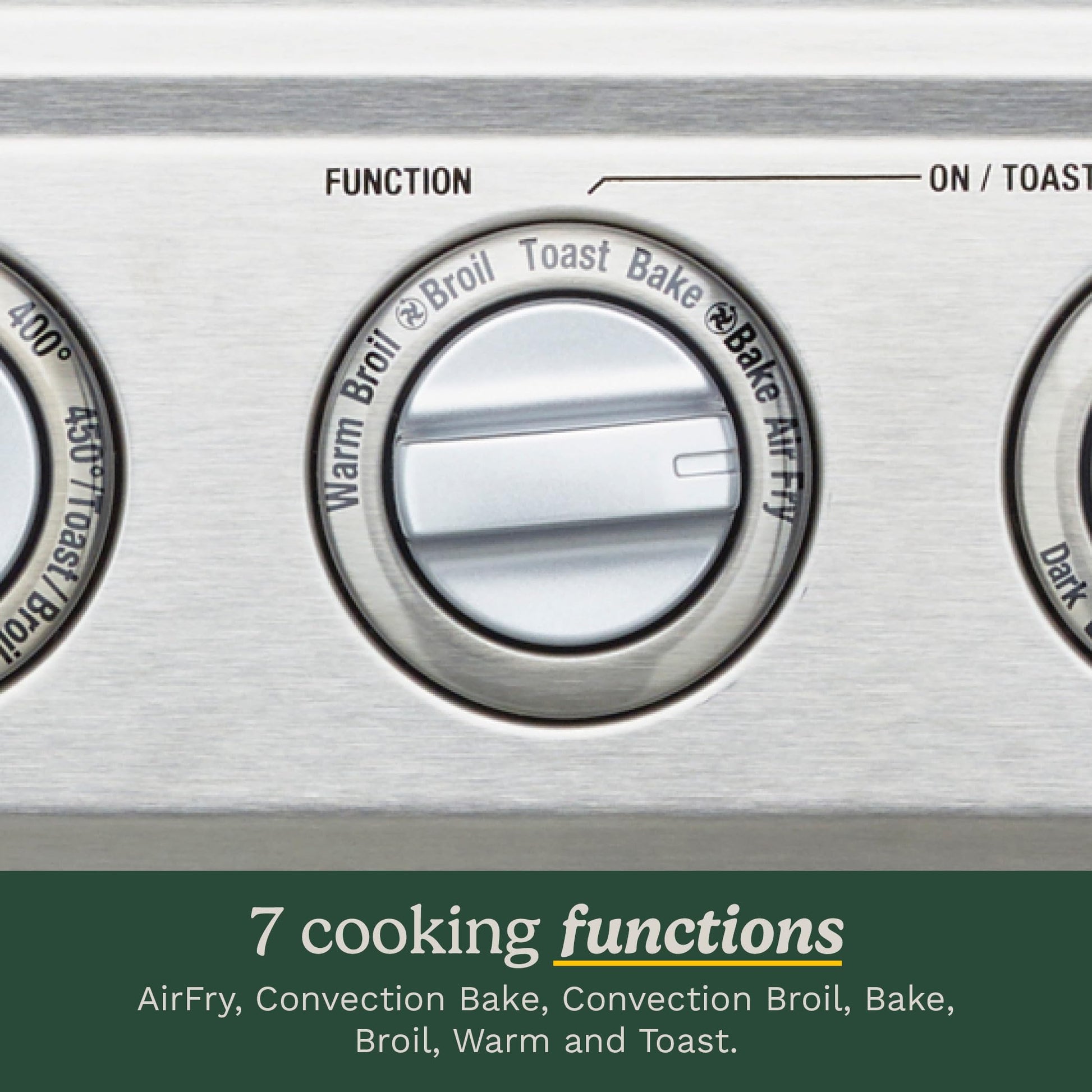 Cuisinart Air Fryer + Convection Toaster Oven, Stainless Steel (TOA-60C) Cuisinart