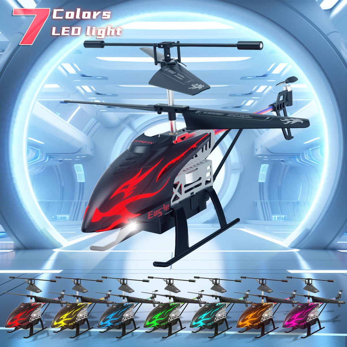 Remote Control Helicopter for Kids with 30-Minute Flight Time, LED Light Effects, Altitude Hold, One-Key Takeoff/Landing, for Boys and Girls Ages 6+, Perfect Christmas and Birthday Gifts 🍁 All In One Marketplace Canada