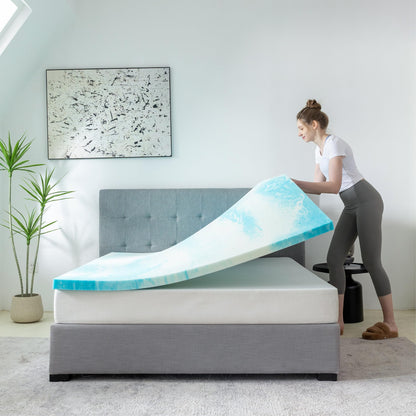 Queen Mattress Topper 2 Inch Memory Foam Mattress Topper
