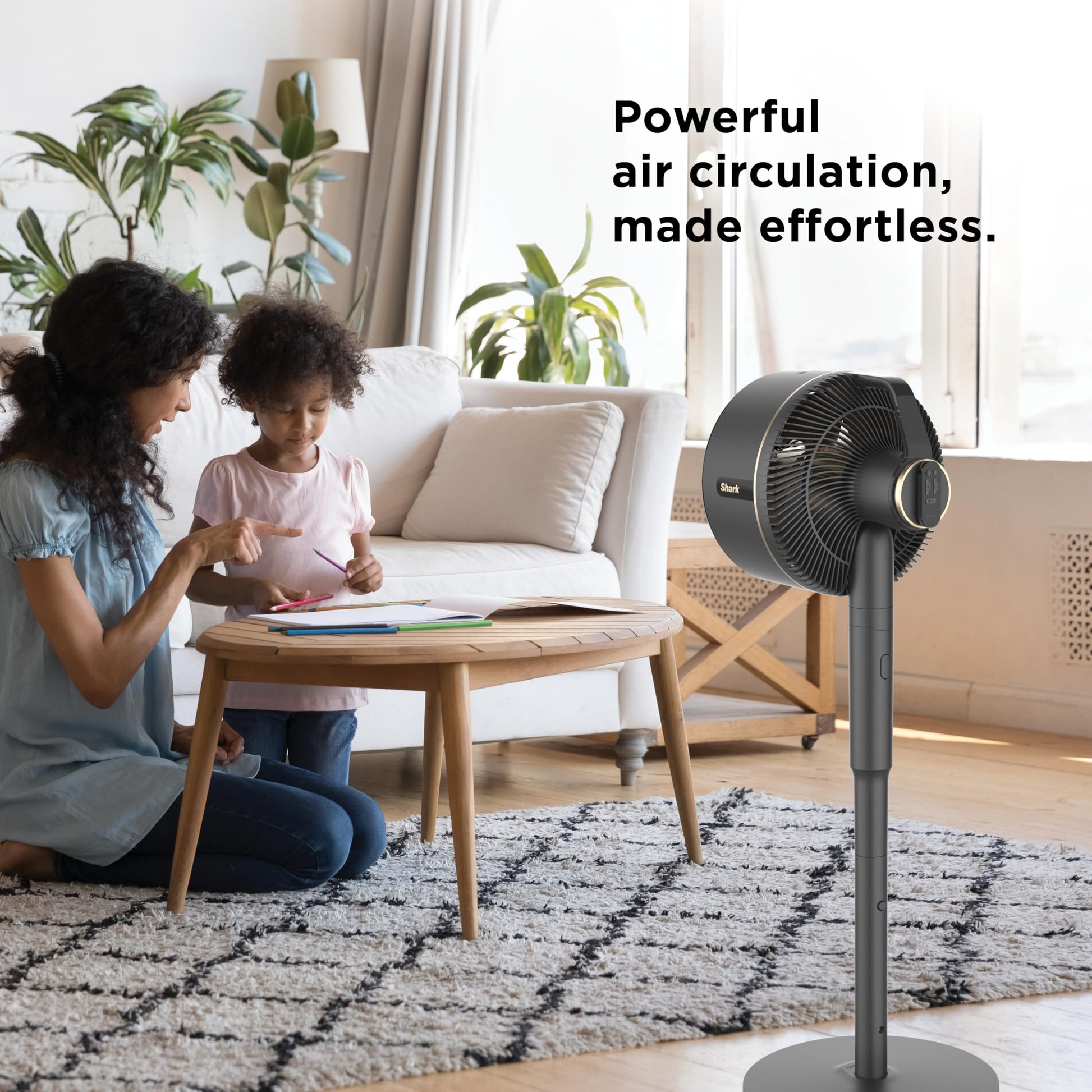 Shark FlexBreeze Outdoor & Indoor Fan with InstaCool Misting attachment, Cordless & Corded, from pedestal to tabletop. Portable, 24-hour runtime, quiet, powerful, 70ft Range, FA222C (Canadian Version) - Available at All In One Marketplace Canada