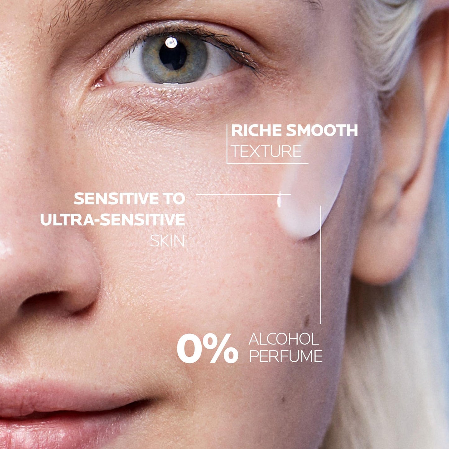 La Roche-Posay Face Moisturizer for Dry, Sensitive Skin, Toleriane Sensitive Rich Face Cream with Niacinamide & Ceramides, Alcohol Free, Fragrance Free & Recommended by Dermatologists, 40mL