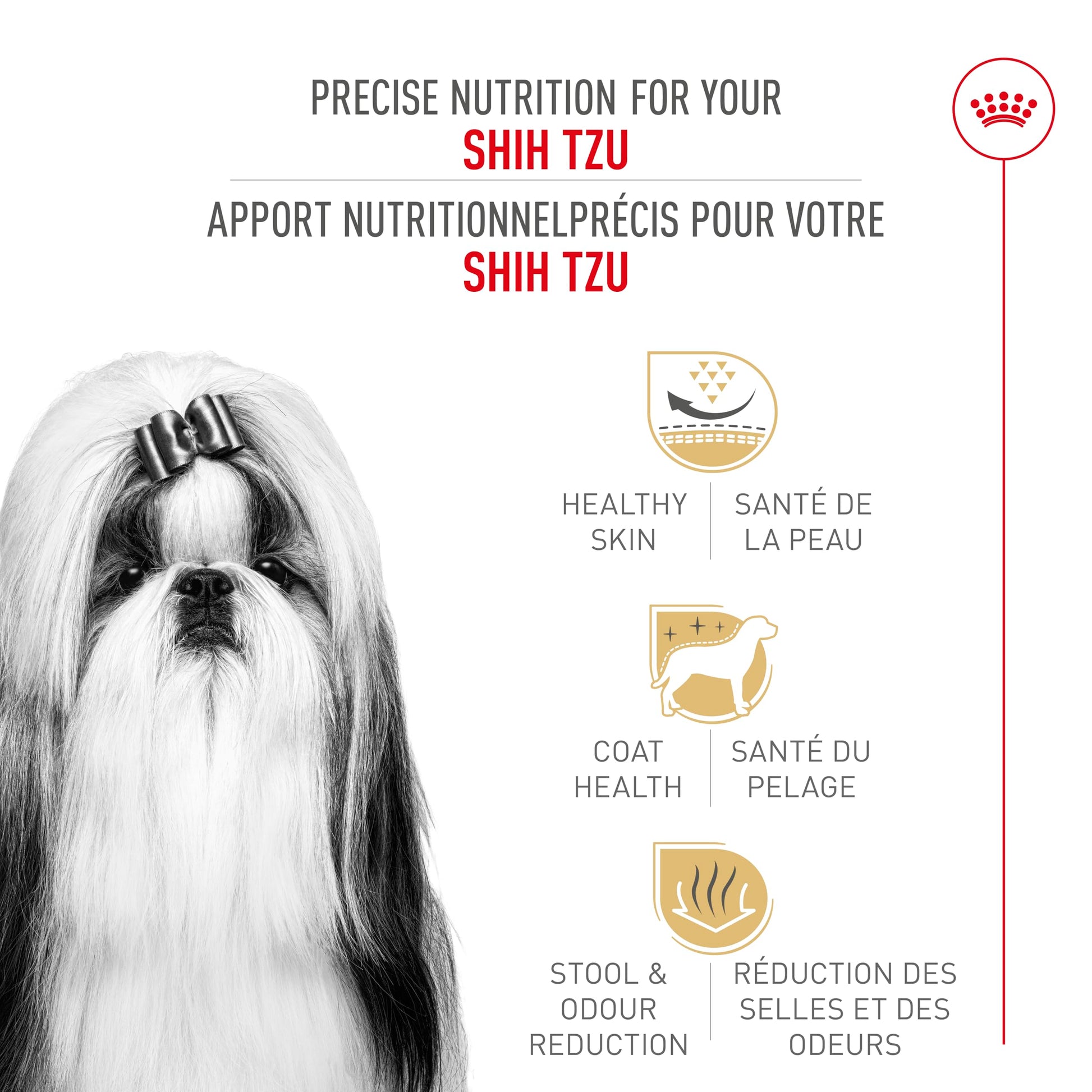 Royal Canin Shih Tzu Adult Breed Specific Dry Dog Food, 10 lb Bag ROYAL CANIN