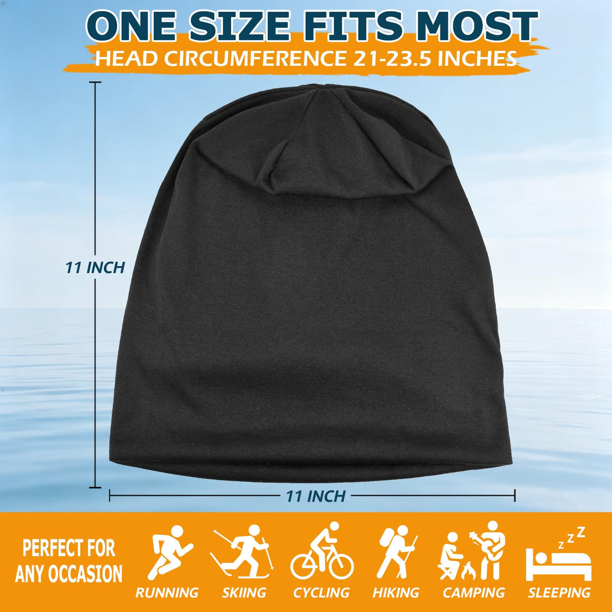 EINSKEY Slouchy Beanie for Men Women, Cotton Multipurpose Daily Headwear 🍁 All In One Marketplace Canada