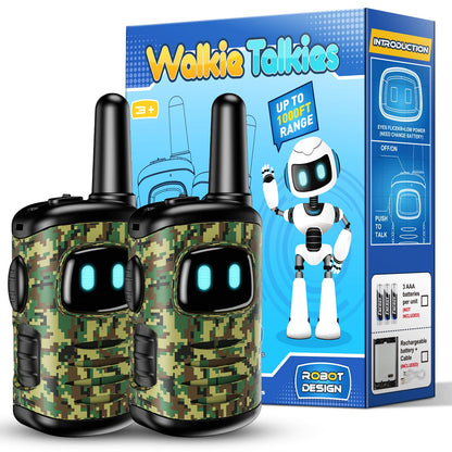 Walkie Talkies for Kids, Exssary Toys for Boys Girls 3-6 Walkie Talkie 3 4 5 6 Year Old Boy Gifts Christmas Birthday Gifts Camping Military Army Outdoor Toys for Kids 3-5 Camouflage Green 🍁 All In One Marketplace Canada