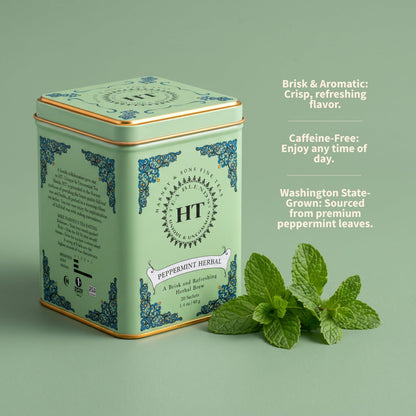 Harney & Sons Peppermint Herbal Tin, 20 Count 🍁 All In One Marketplace Canada