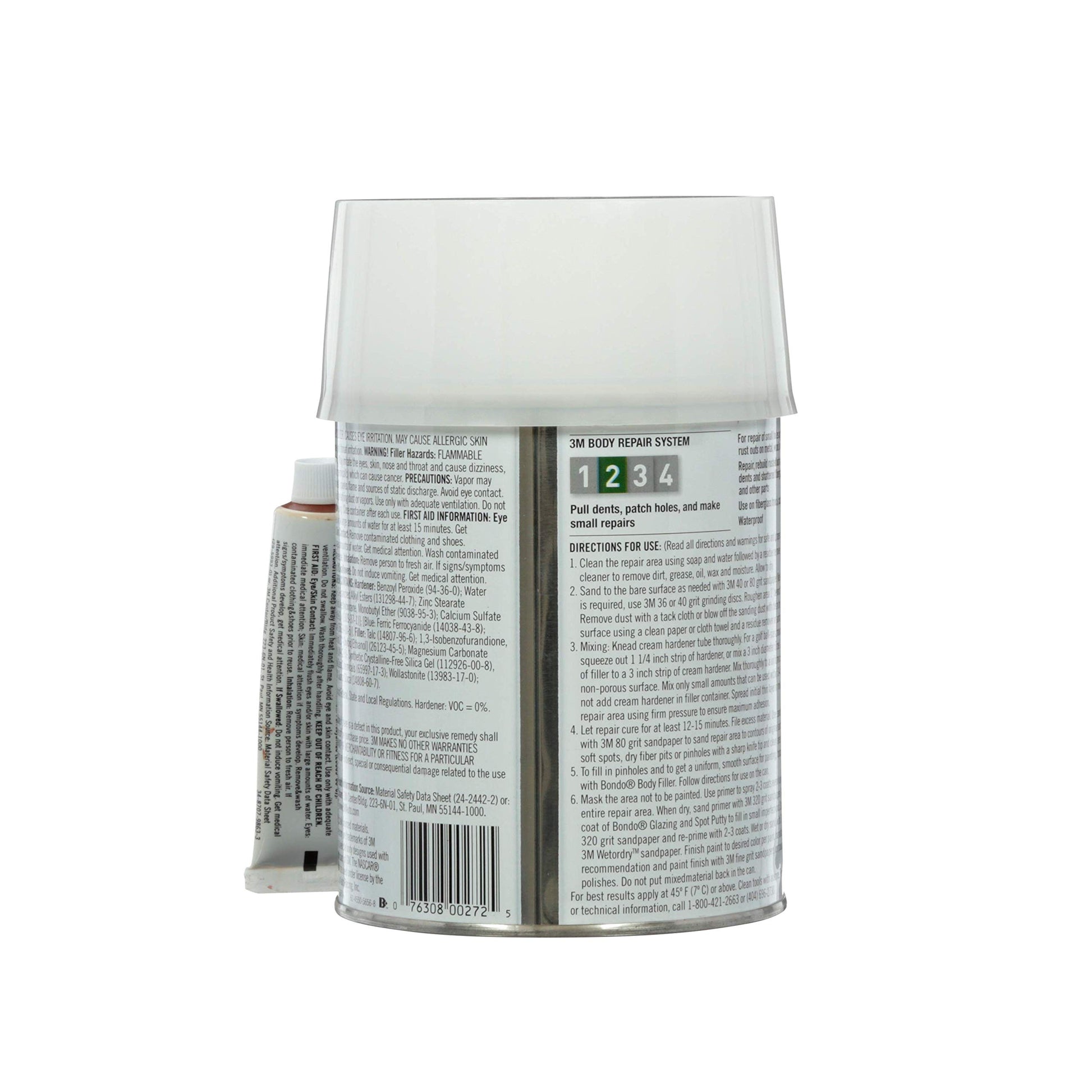 Bondo Glass Reinforced Filler, 00272, 1 Quart