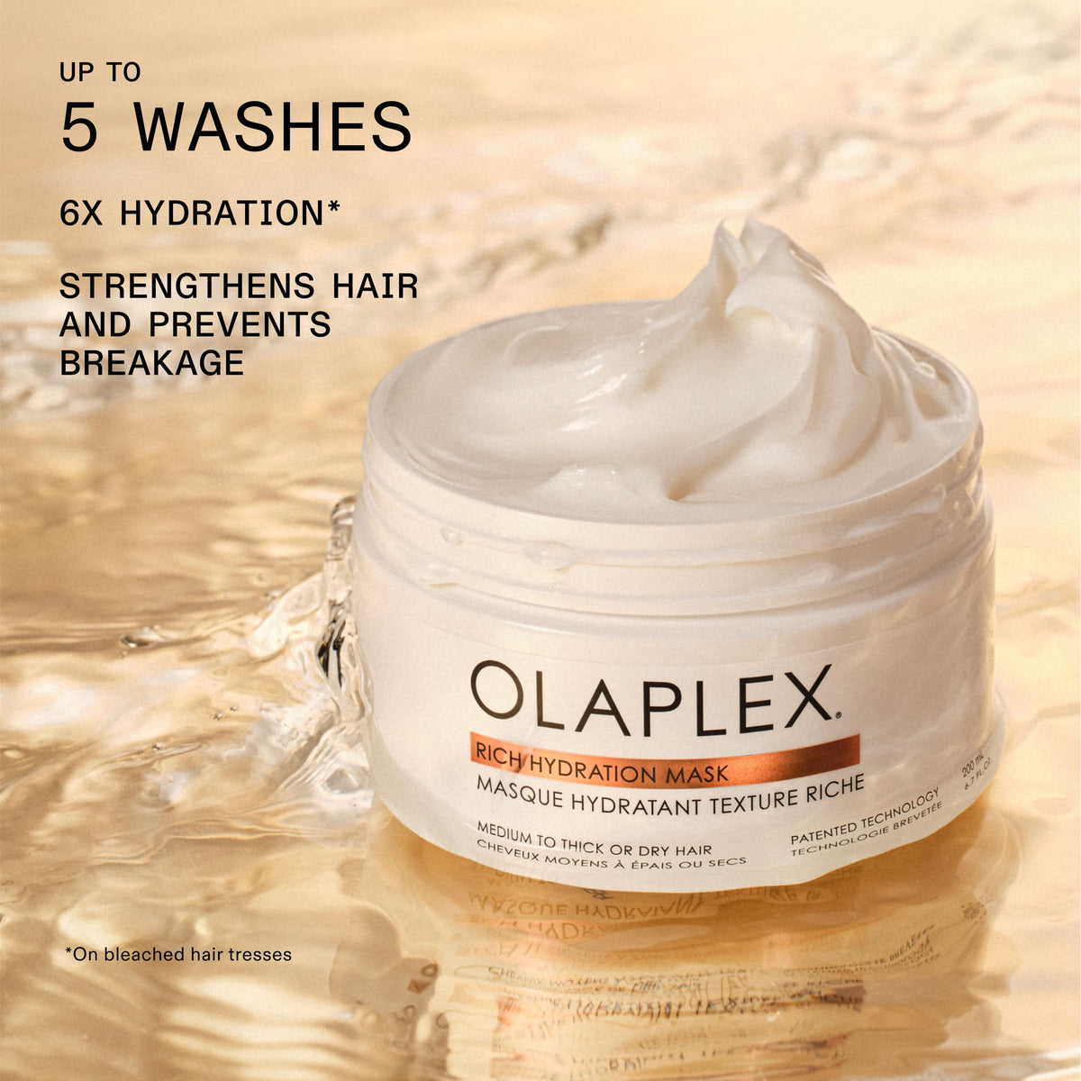 OLAPLEX Rich Hydration Mask | Hydration & Frizz Control, 200 mL