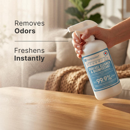 Hypochlorous Acid Spray Cleaning Solution, Made in Canada, Hospital Grade Disinfectant Spray, All-Purpose Sanitizer & Deodorizer, Eliminate Viruses Including Norovirus (2 Pack - 2 x 500ml) - Available at All In One Marketplace Canada
