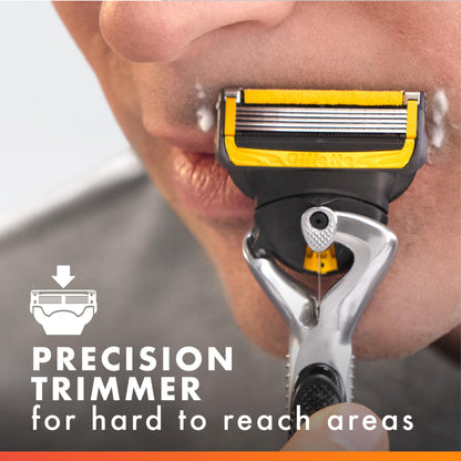Gillette ProShield Mens Razor, 1 Handle + 5 Blade Refills, 1 Count (Pack of 1) Gillette
