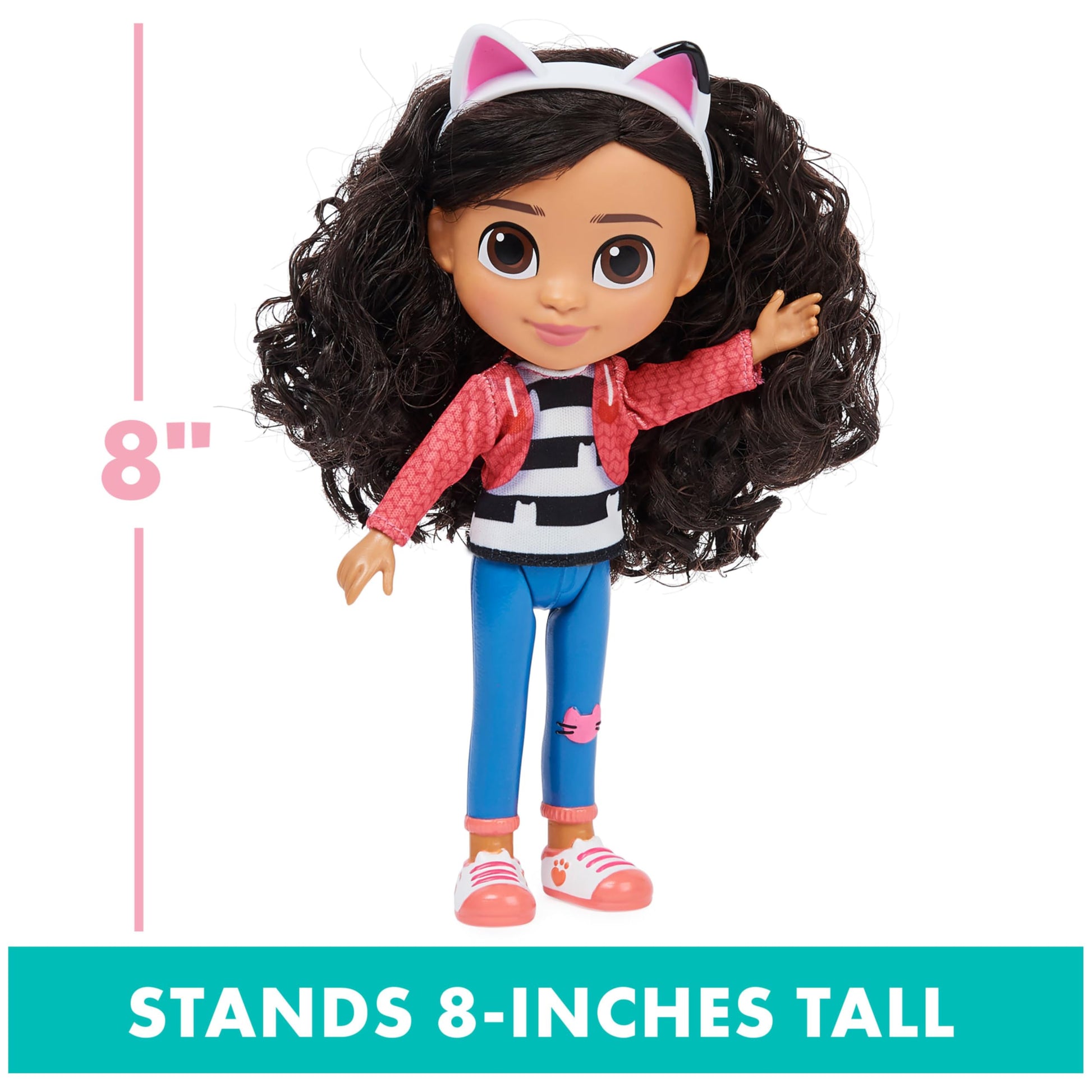 Gabby’s Dollhouse, 8-inch Gabby Girl Doll, Kids Toys for Ages 3 and up DREAMWORKS GABBY'S DOLLHOUSE
