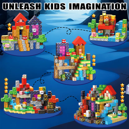SSAWER Magnetic Blocks, 400PCS Toys Building Blocks Cubes Gifts for Kids 🍁 All In One Marketplace Canada