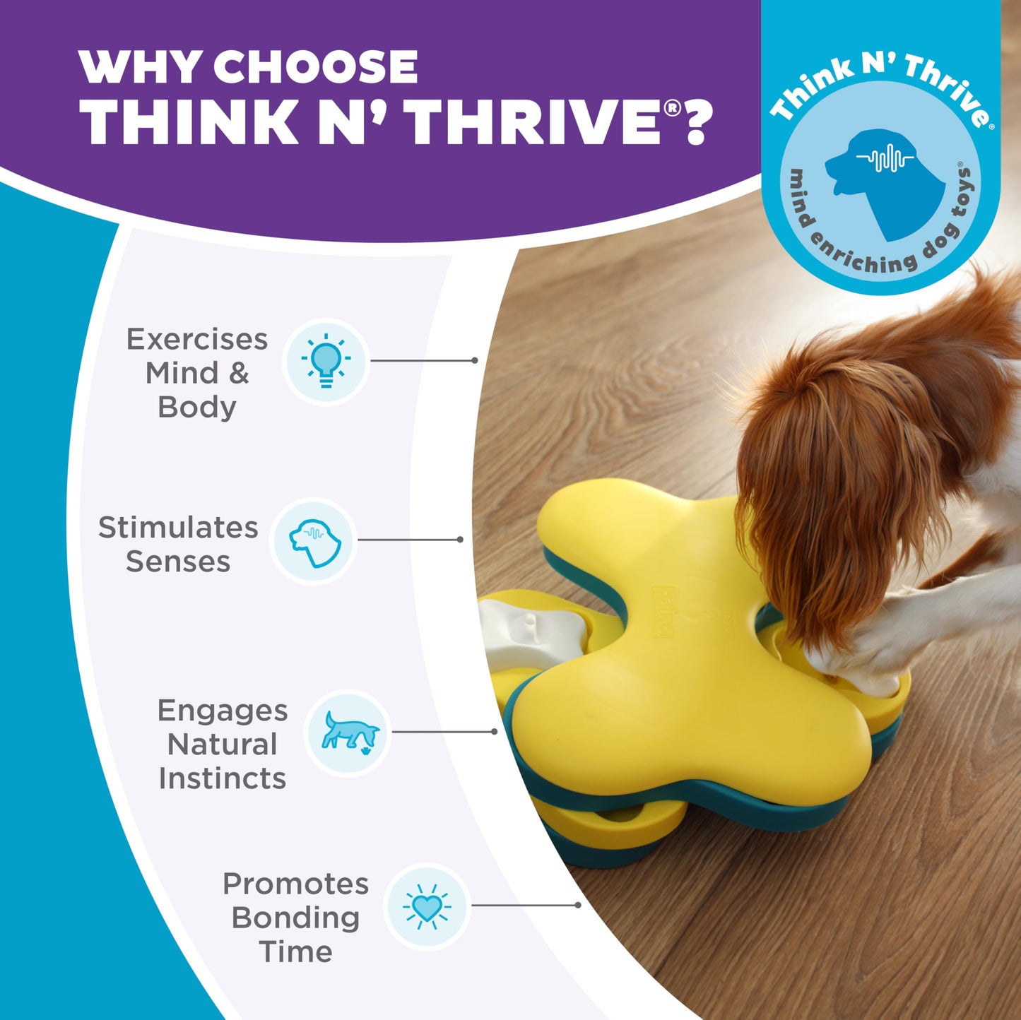 Outward Hound Nina Ottosson Dog Tornado Dog Toy Treat Puzzle, 9.8" 🍁 All In One Marketplace Canada