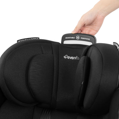 Evenflo Gold Revolve360 Extend All-in-One Rotational Car Seat with SensorSafe - Onyx Evenflo
