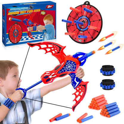 Bow and Arrow for 3-5 Year Old Boys, vicia Kids Outdoor & Indoor Toys for Boys 4-6 Archery Target Set with 20 Foam Suction Cup Boy Gift Age 3 4 5 6 7 8 Kid Games Christmas Birthday Gifts 🍁 All In One Marketplace Canada