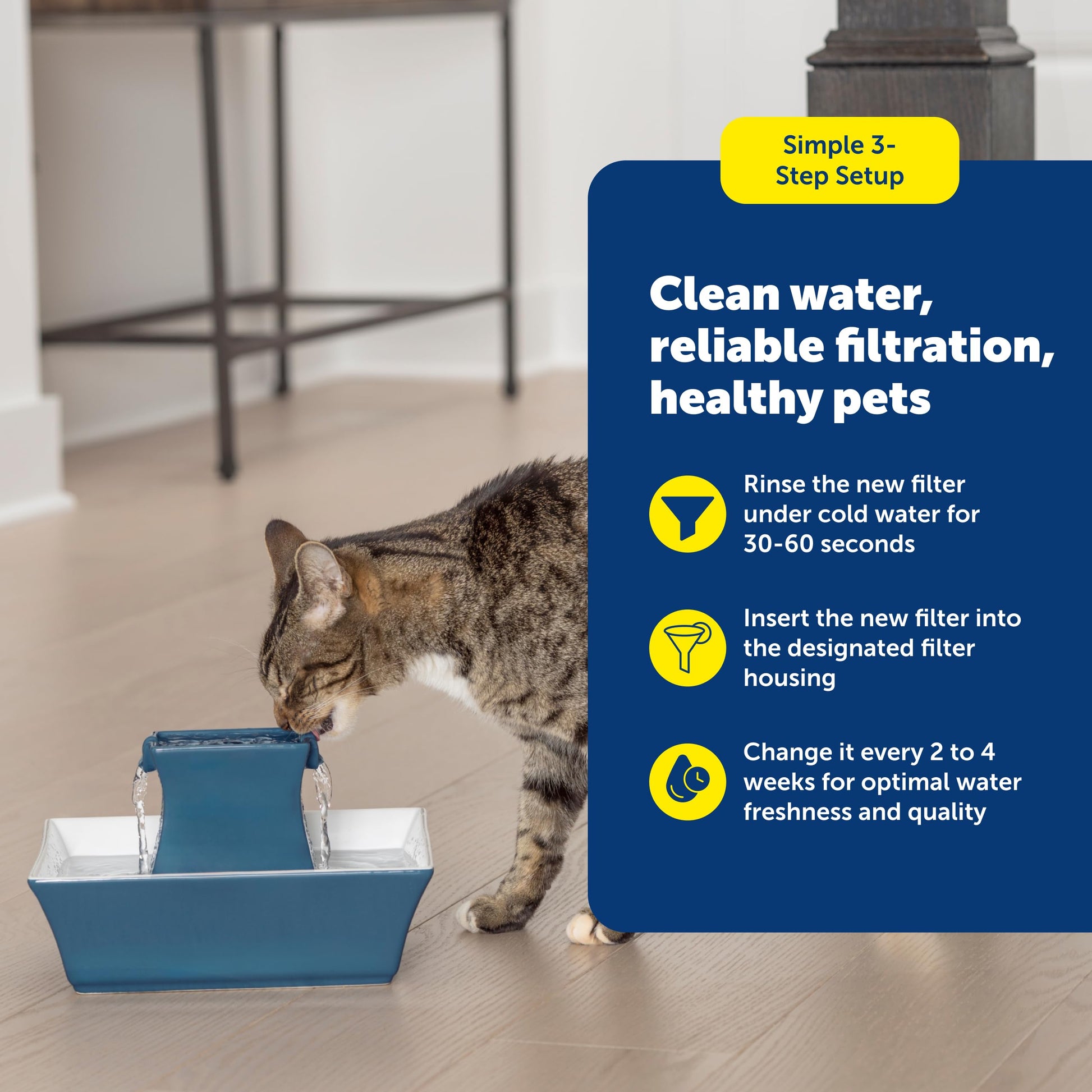 PetSafe Drinkwell Single Cell Carbon Replacement Filter, Dog and Cat Water Fountain Filters, 12 Pack White PetSafe
