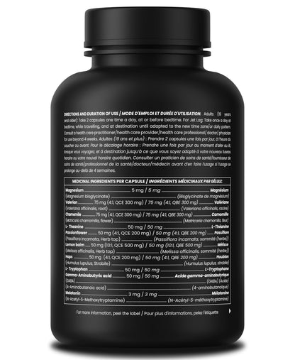 10-in-1 Sleep Aid Supplement– Sleeping Pills with Melatonin, Valerian Root, Chamomile, Lemon Balm, L-Theanine, L-Tryptophan, GABA, Magnesium – Sleep Cycle Support - Available at All In One Marketplace Canada