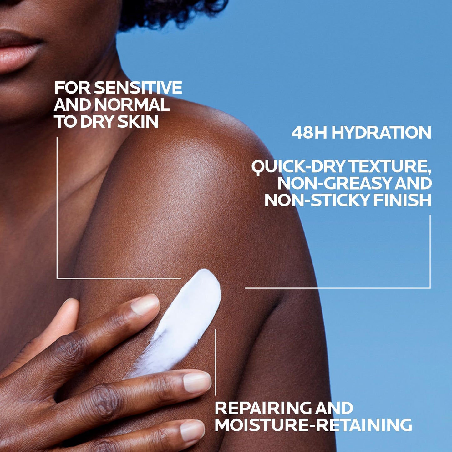 La Roche-Posay Body Lotion, Lipikar Body Lotion Daily Repair Moisturizing Lotion with Shea Butter and Glycerin, Fragrance Free, Paraben Free, 400mL - Available at All In One Marketplace Canada