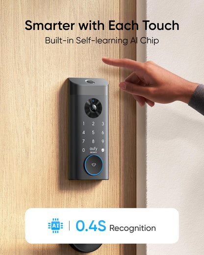 eufy Security Video Smart Lock E330, 3-in-1 Camera+Doorbell+Fingerprint Keyless Entry Door Lock, WiFi Door Lock,App Remote Control,2K HD,Doorbell Camera,No Monthly Fee - Available at All In One Marketplace Canada