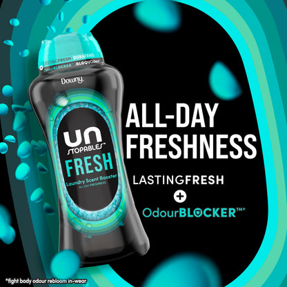 Downy Unstopables In-Wash Laundry Scent Booster Beads, Fresh, 853 Grams