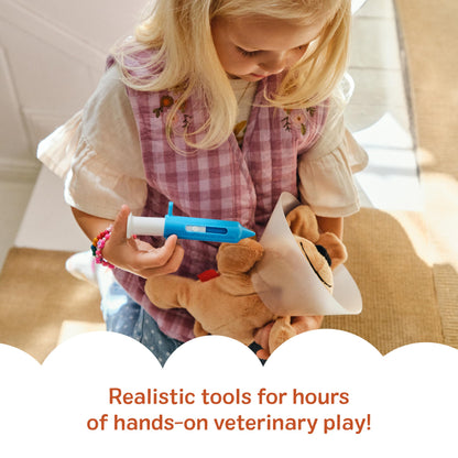 Melissa & Doug Examine and Treat Pet Vet Play Set, 24-Piece Animal Doctor Playset with Dog & Cat Plushies, Pet Doctor Kit & Accessories, Preschool Toys for Girls & Boys Ages 3+ Melissa & Doug
