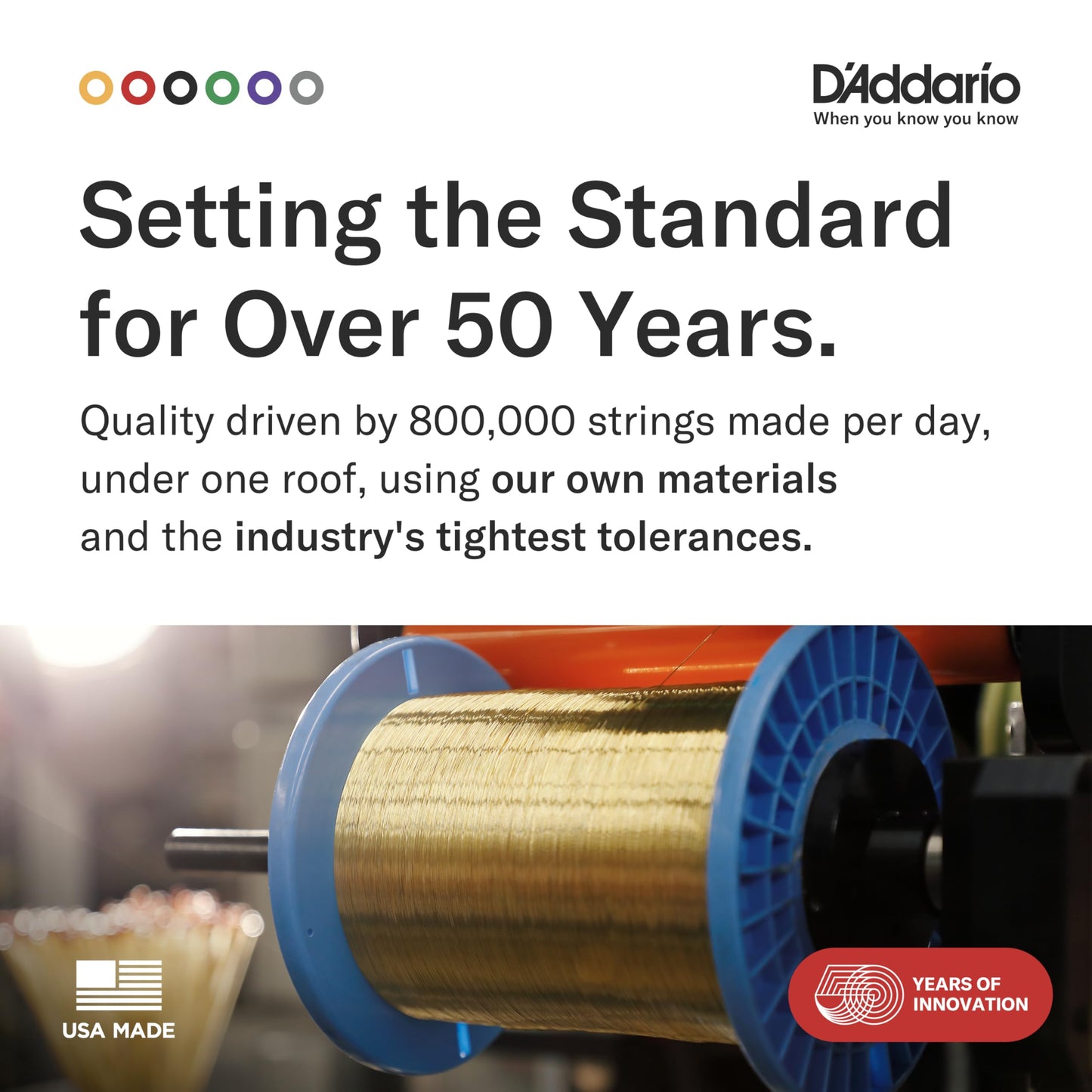 D'Addario EJ16 Cordes de Guitare Acoustique en Bronze Phosphoreux, Lot de 3 - Tirant Léger 12-53