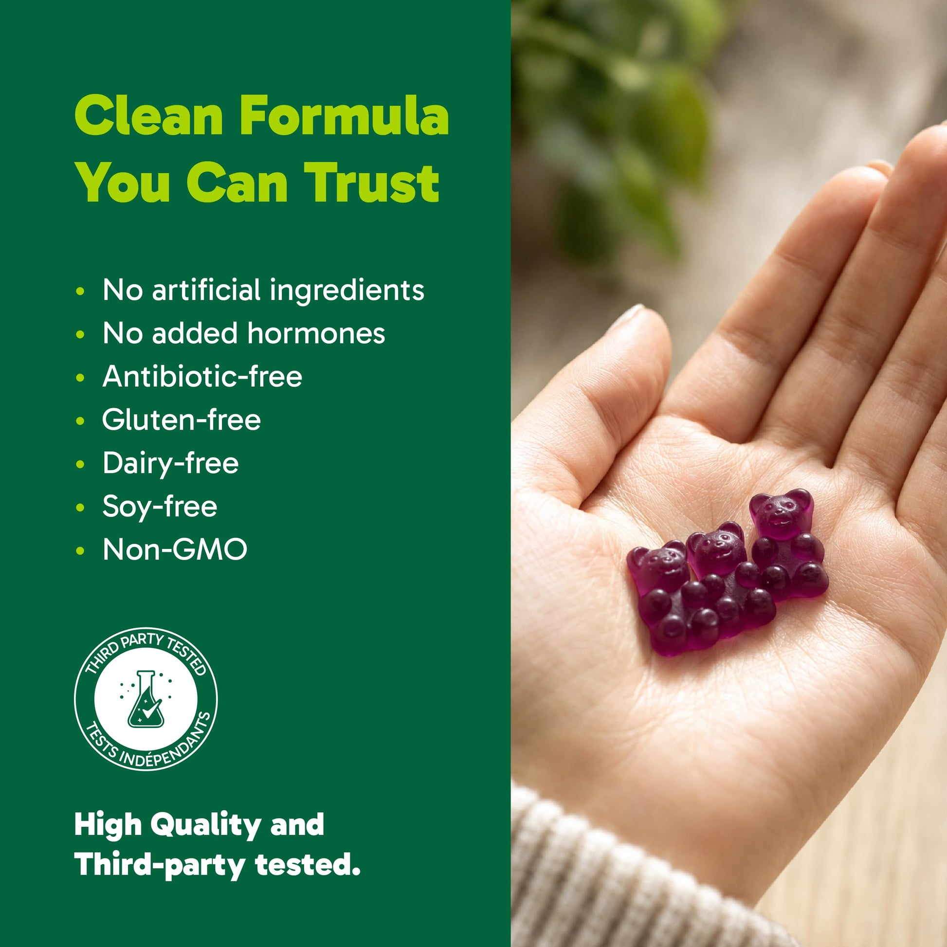 Organika Collagen Gummies with Biotin – 2500 mg Collagen Peptides Per Serving for Skin, Hair and Joint Health – Blueberry Bliss Flavour, Easy to Take – 90 Gummies - Available at All In One Marketplace Canada