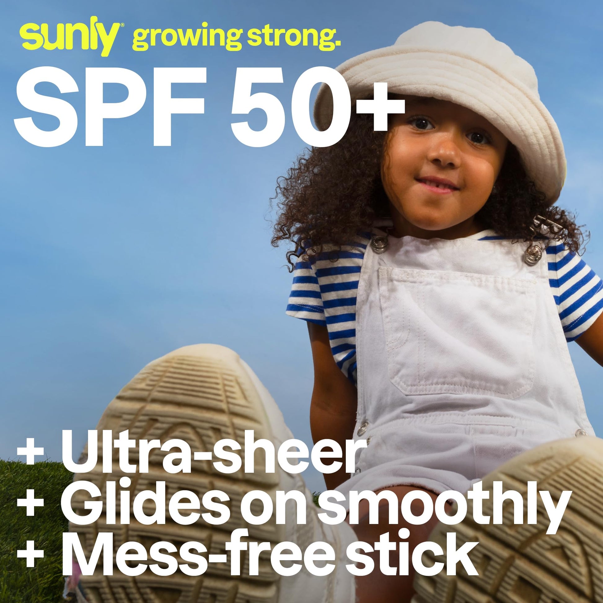 ATTITUDE Kids Mineral Sunscreen Stick SPF 50, Broad Spectrum Zinc Oxide, EWG Verified, Non-Nano, Mess-Free Stick for Face & Body, Lightweight Non-Greasy, Vegan, Unscented, 60 grams